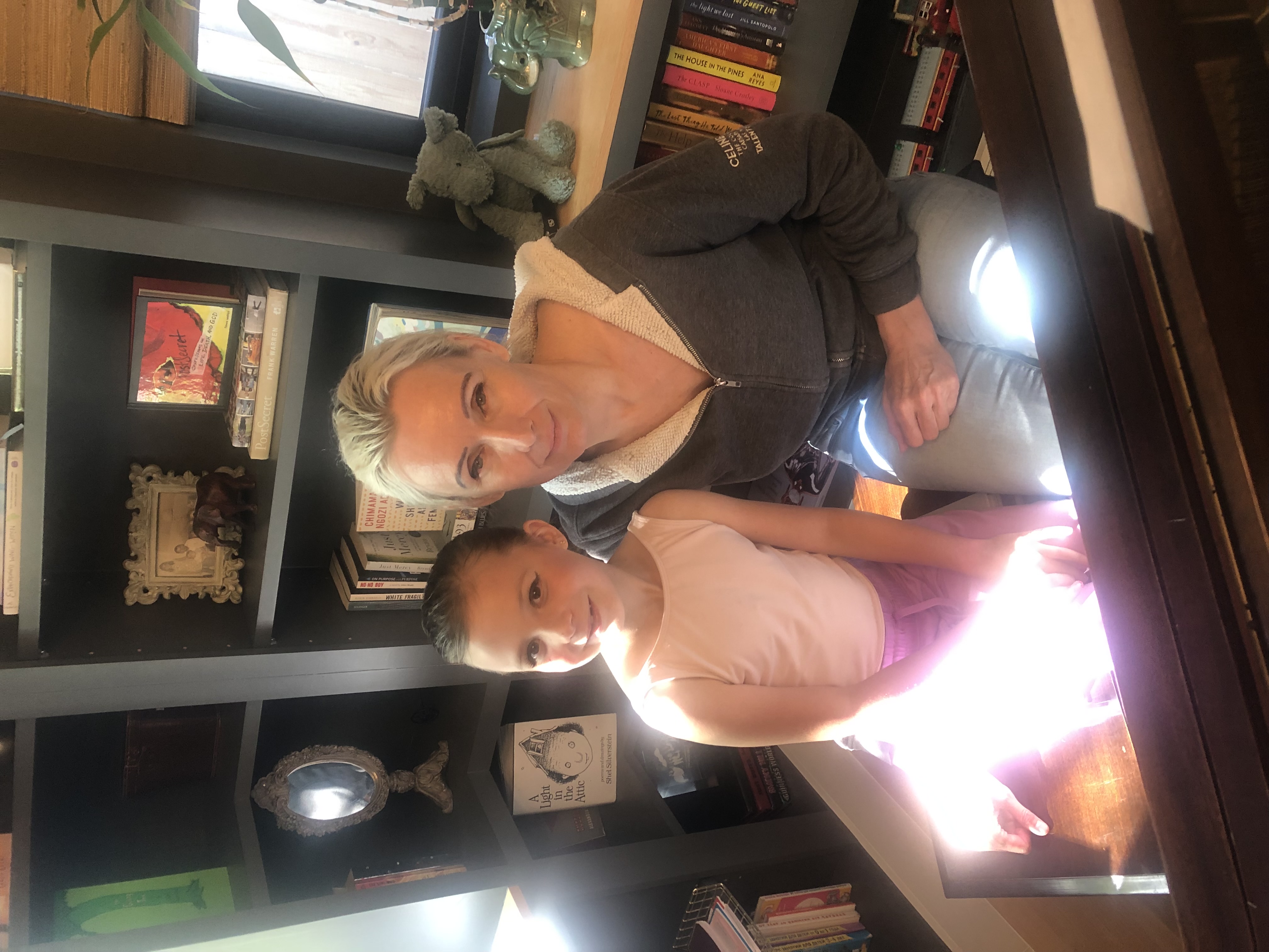 tetyana with a student